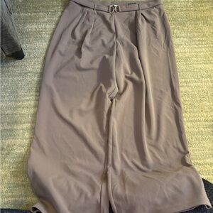 H&M Brown/Taupe wide leg Trousers